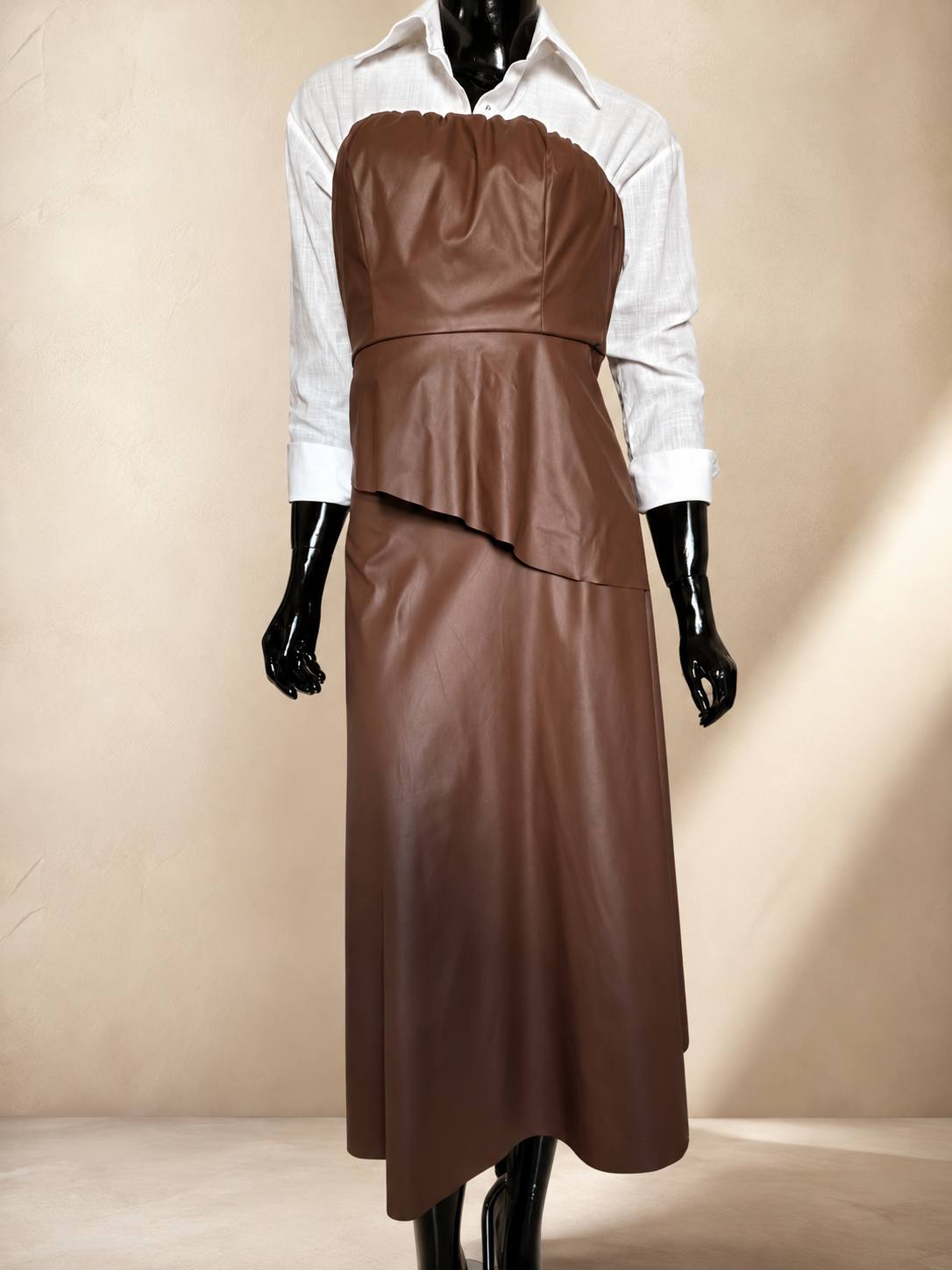 Vestido marrom
